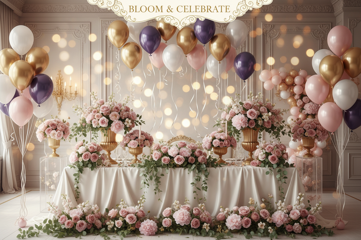 Birthday Flower Decoration